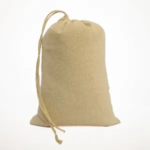 12x20 inches Single 100% Cotton Muslin Drawstring Bags