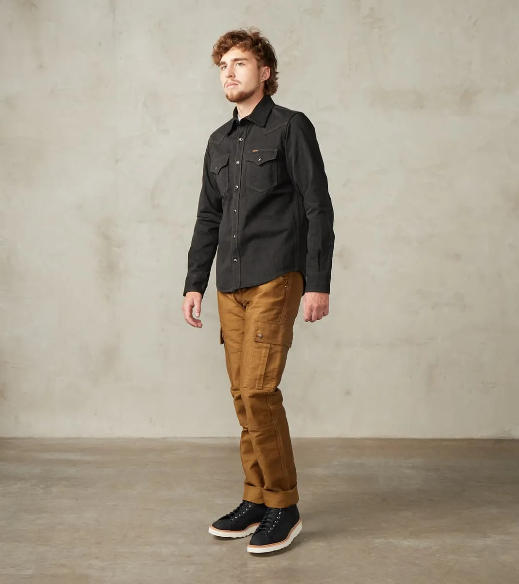502DR-KHA Serviceman - Classic Tapered Cargo - 12oz Khaki Military Whipcord