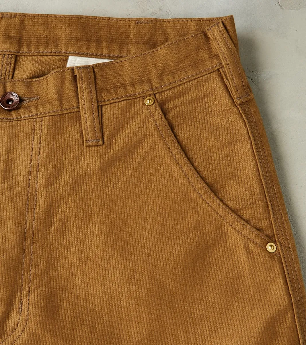 502DR-KHA Serviceman - Classic Tapered Cargo - 12oz Khaki Military Whipcord