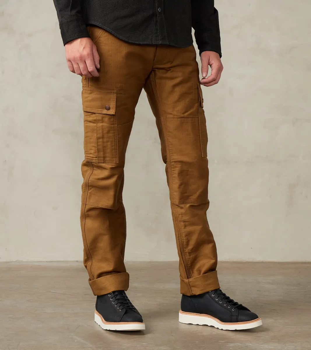 502DR-KHA Serviceman - Classic Tapered Cargo - 12oz Khaki Military Whipcord