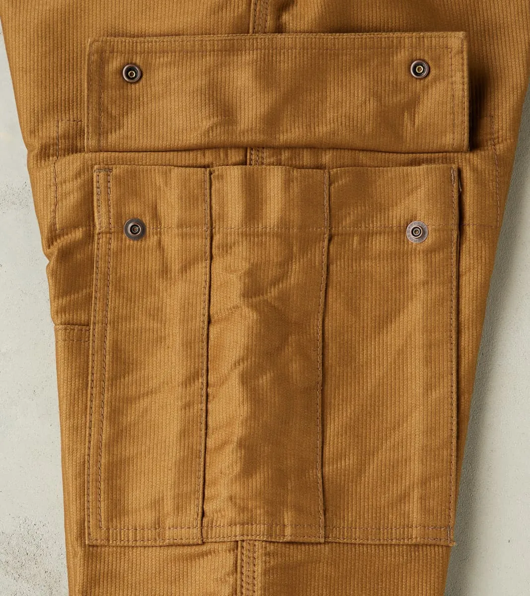 502DR-KHA Serviceman - Classic Tapered Cargo - 12oz Khaki Military Whipcord