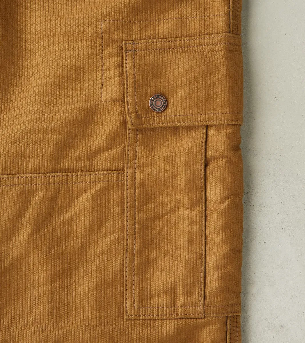 502DR-KHA Serviceman - Classic Tapered Cargo - 12oz Khaki Military Whipcord