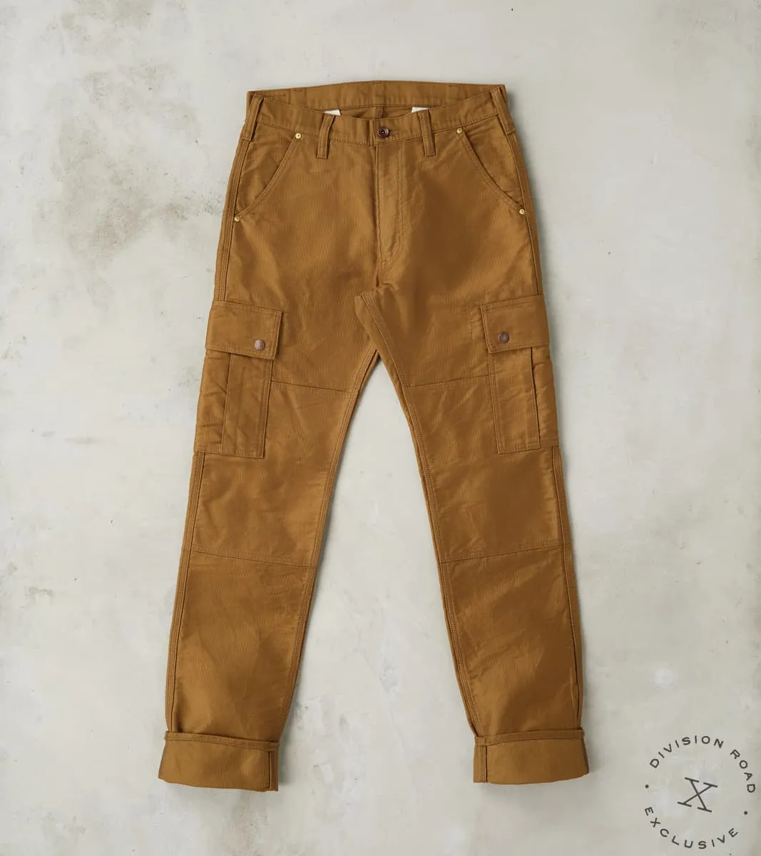 502DR-KHA Serviceman - Classic Tapered Cargo - 12oz Khaki Military Whipcord