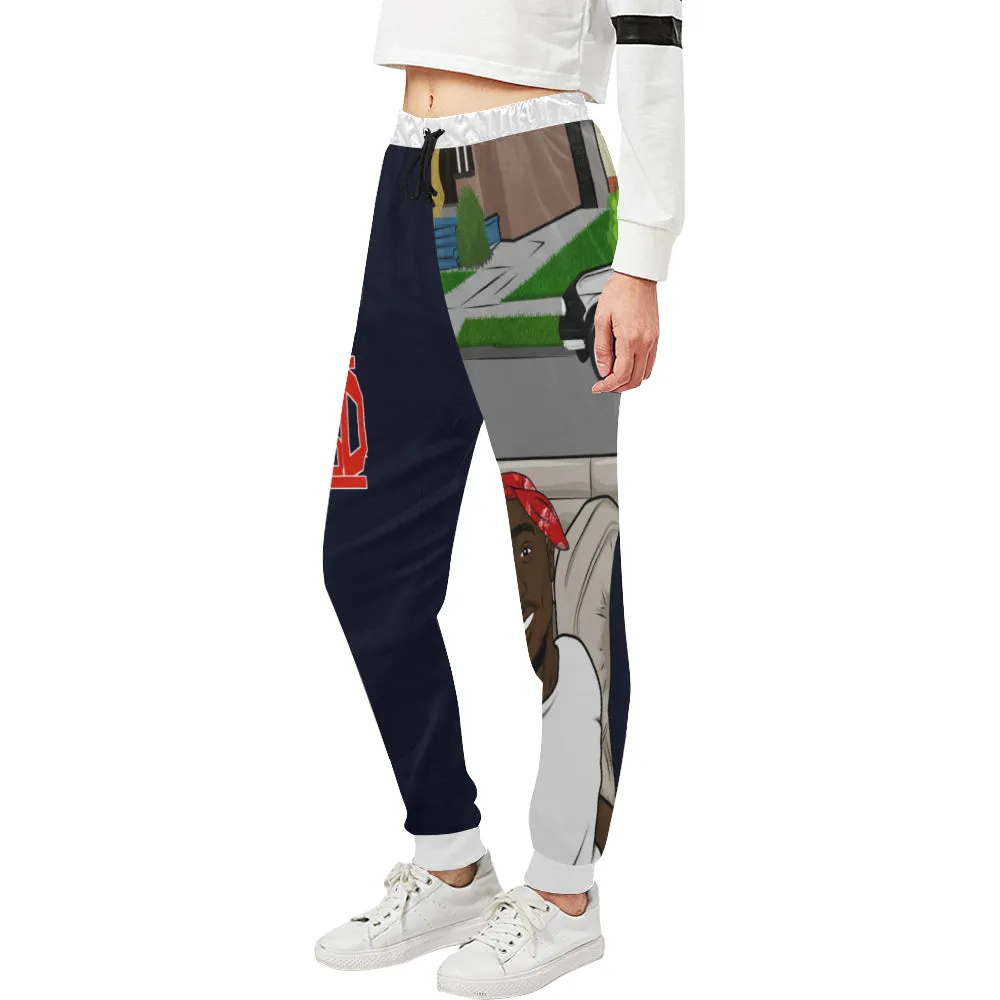 ANGEL OF THE HOOD Women's All Over Print Sweatpants