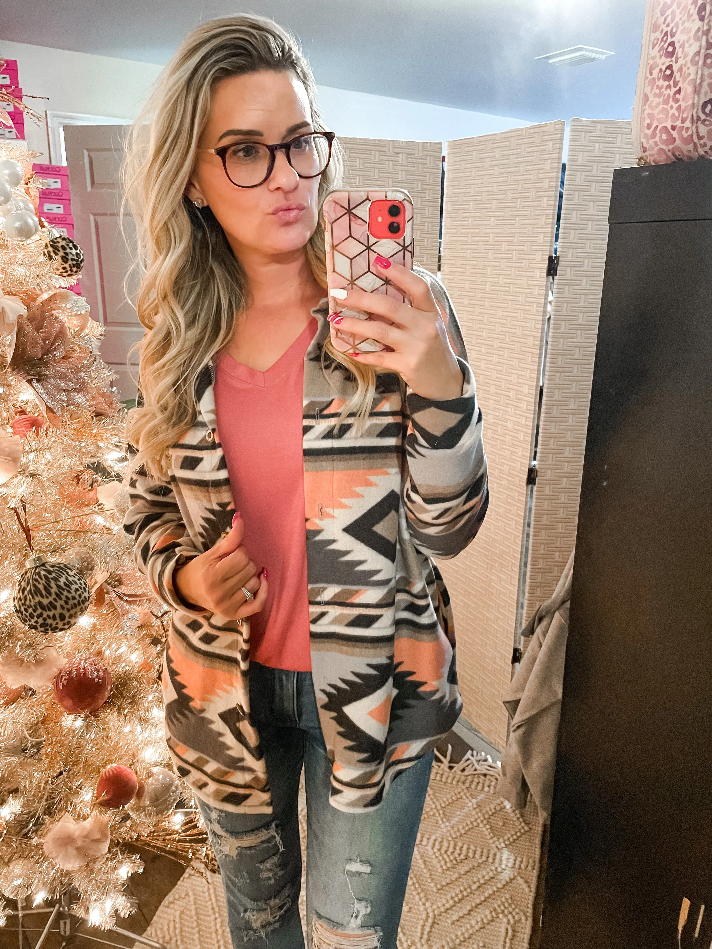 Aztec Button Up Shacket
