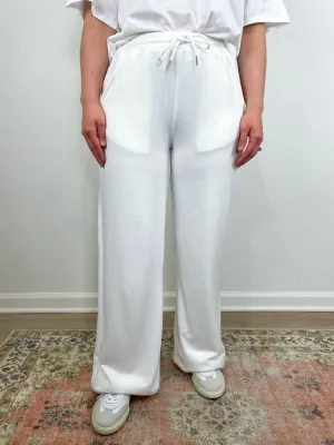 Baggy Sweatpants in White