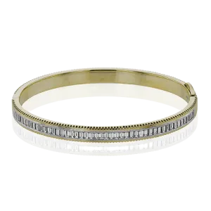 Bangle in 18k Gold with Diamonds