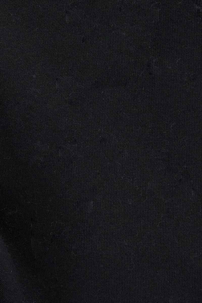 Black Bolero Long Sleeve Crop