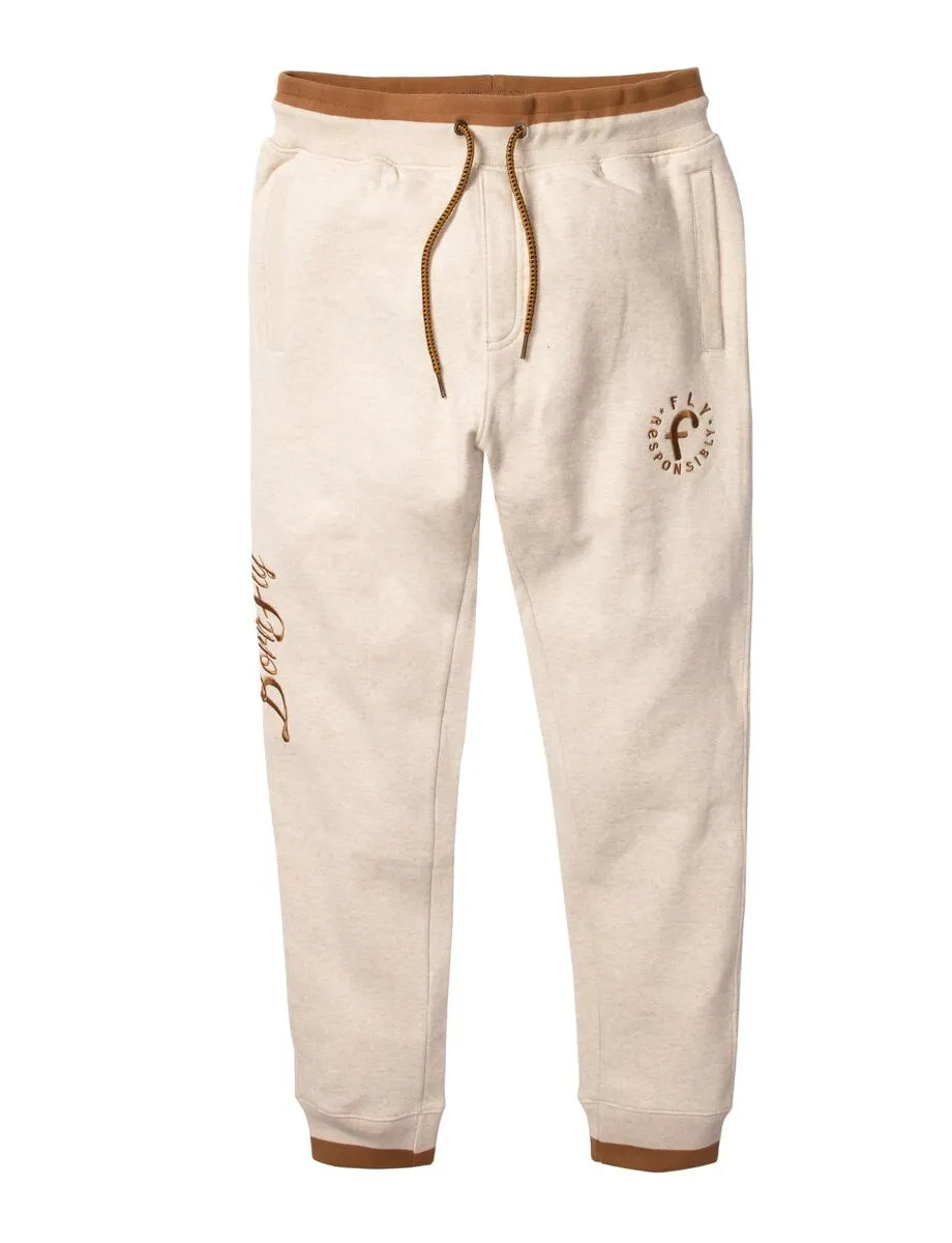 Born Fly-Artois Sweatpants-Oatmeal