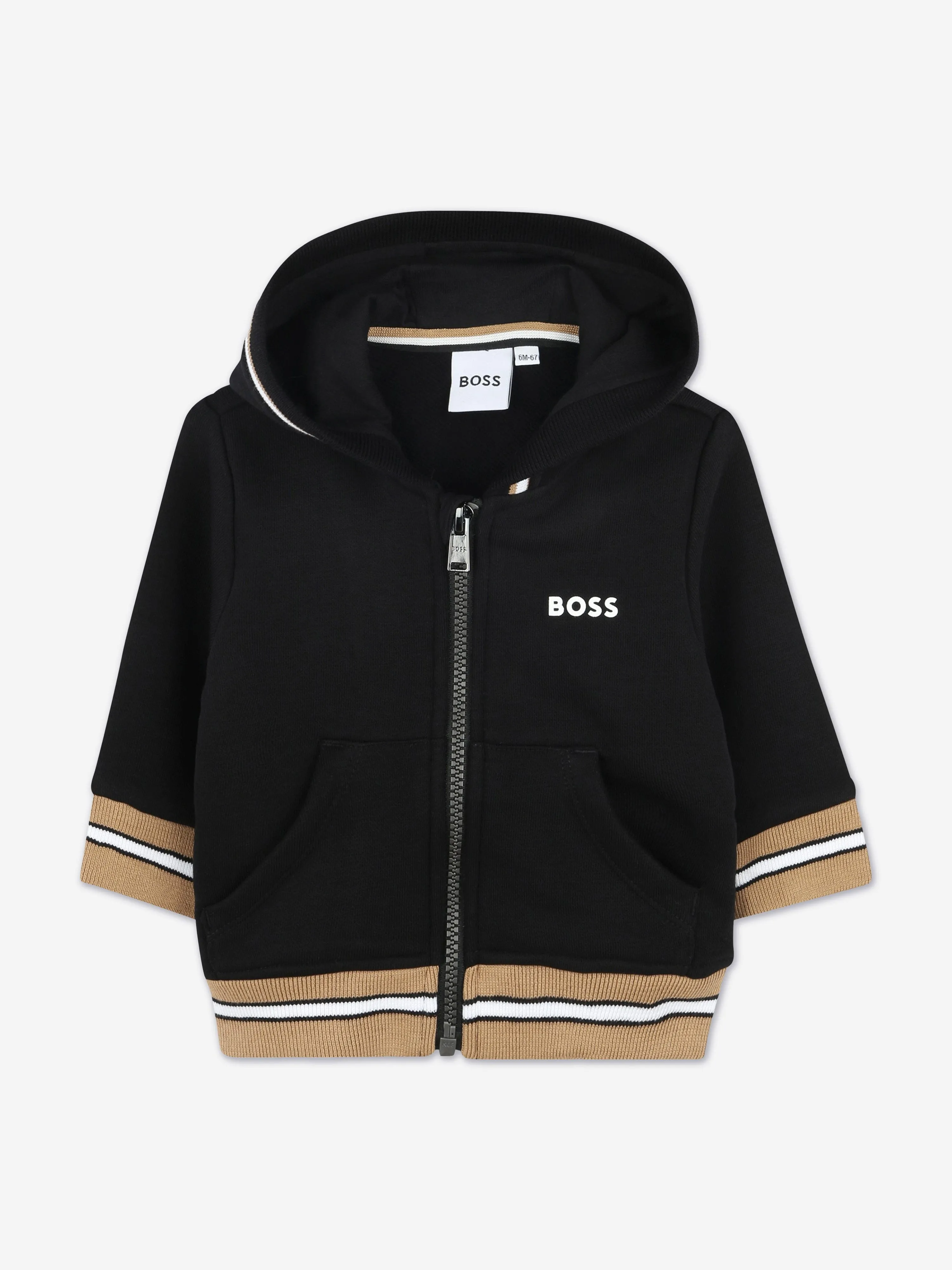 BOSS Baby Boys Logo Print Tracksuit in Black