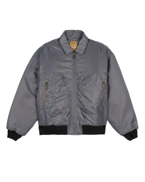 Brain Dead 3D Flight Jacket - Steel
