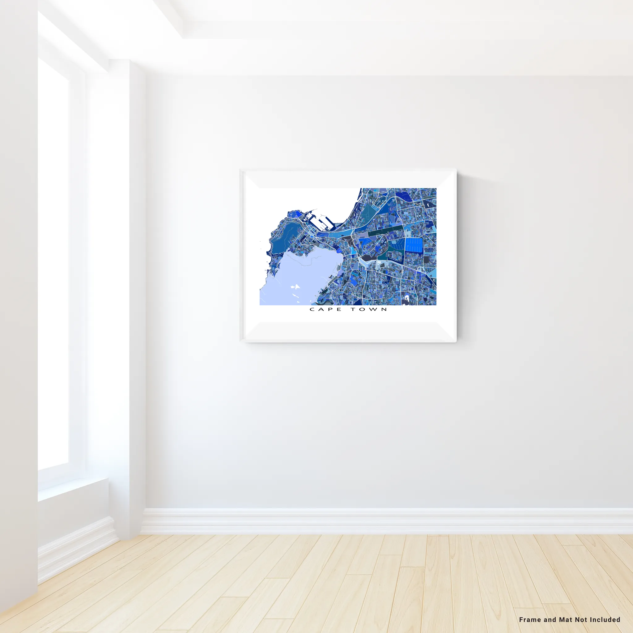 Cape Town Map Print, South Africa