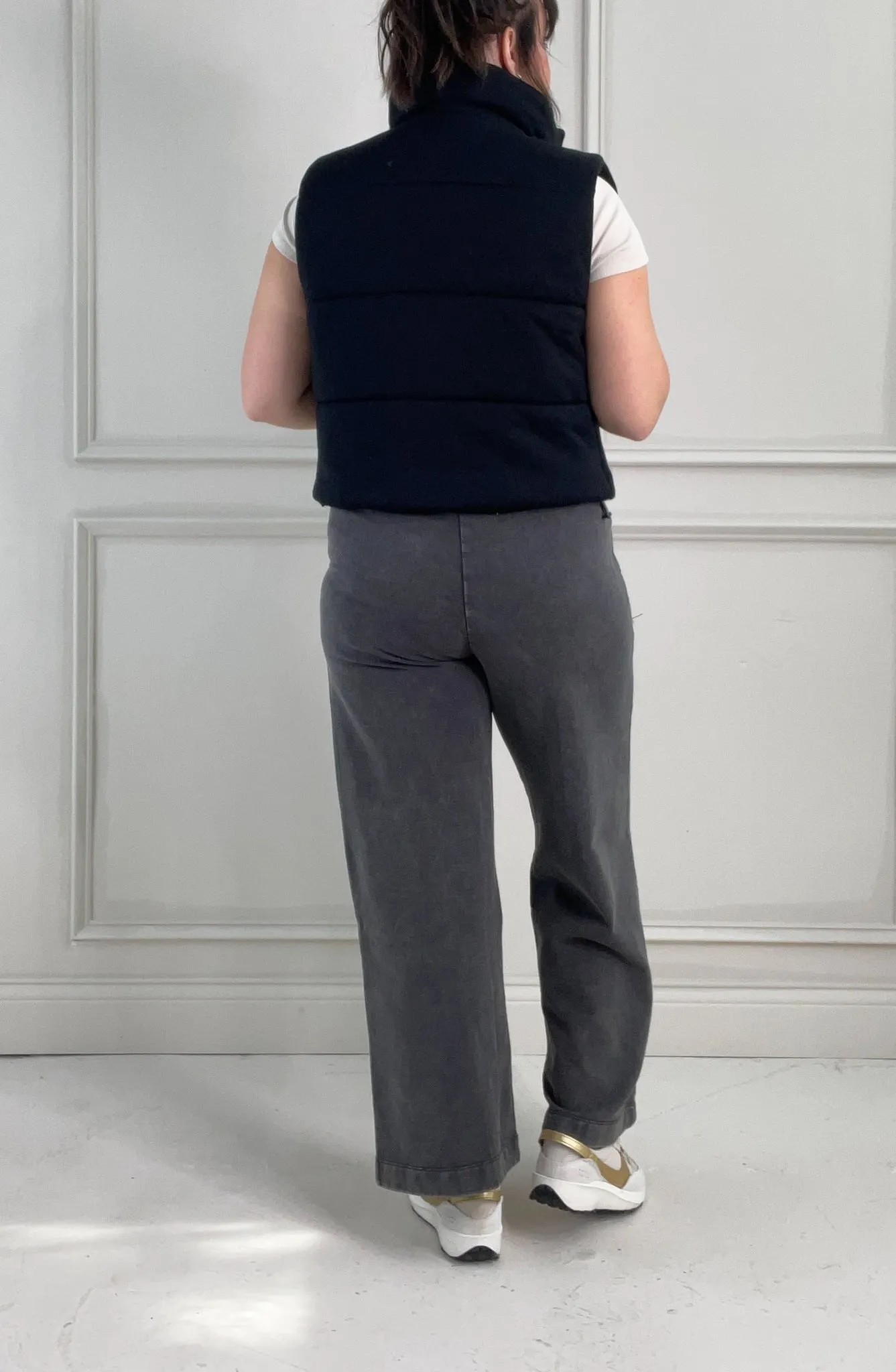 Casually Cute Acid Wash Drawstring Sweatpants
