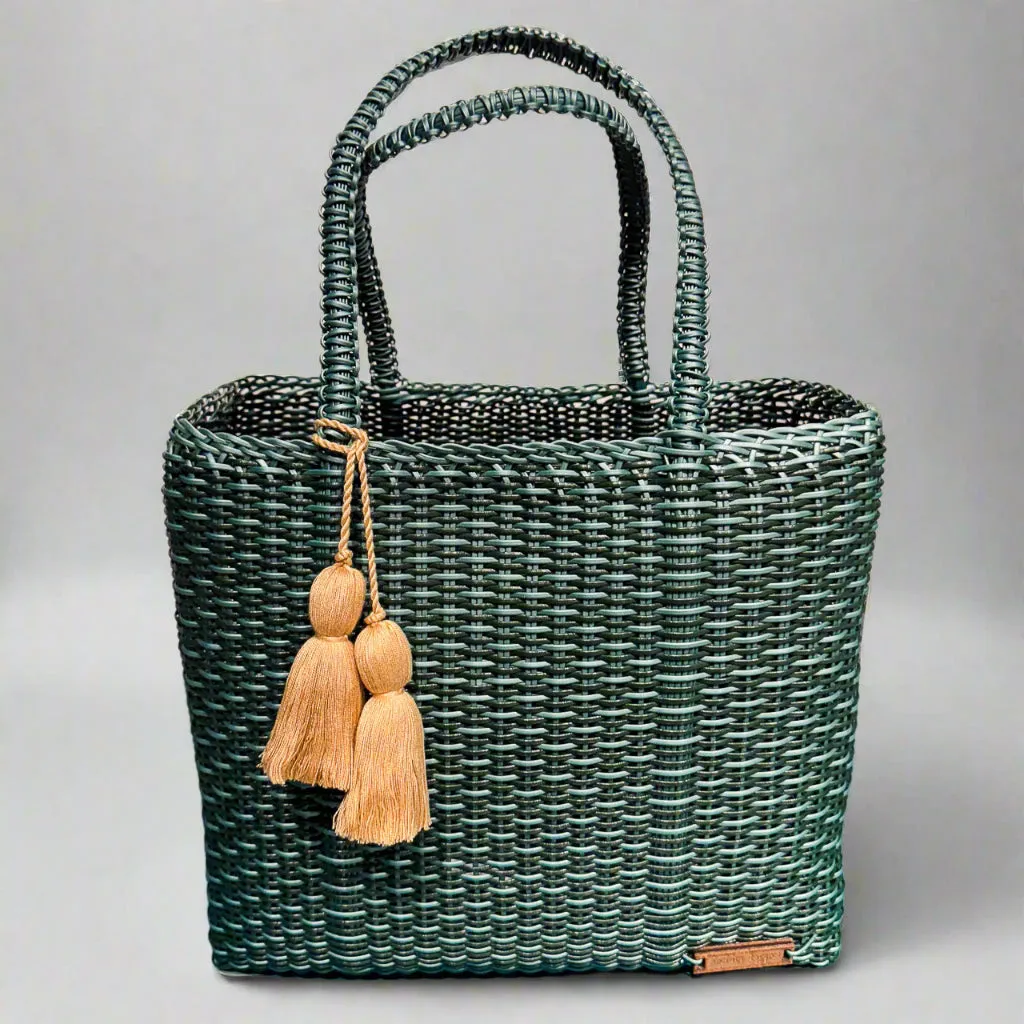 cesta tote ~ medium ~ basket weave