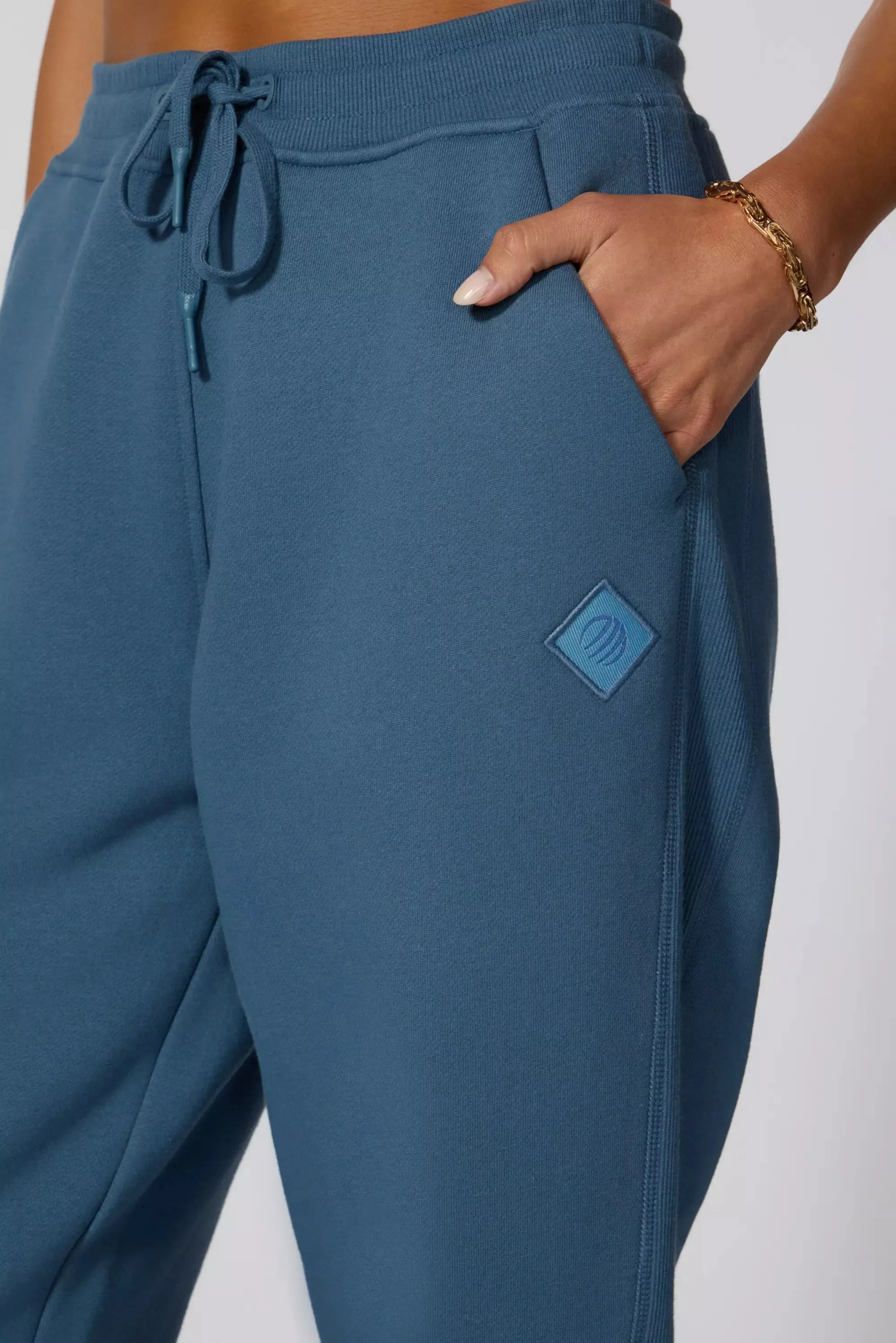 Comfort Fleece Relaxed Jogger - Petrol Blue