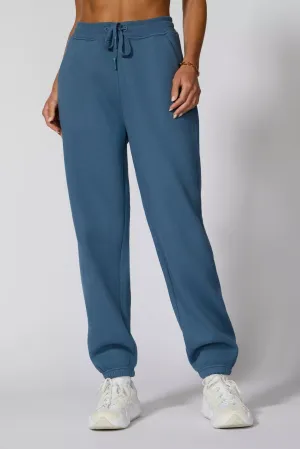 Comfort Fleece Relaxed Jogger - Petrol Blue