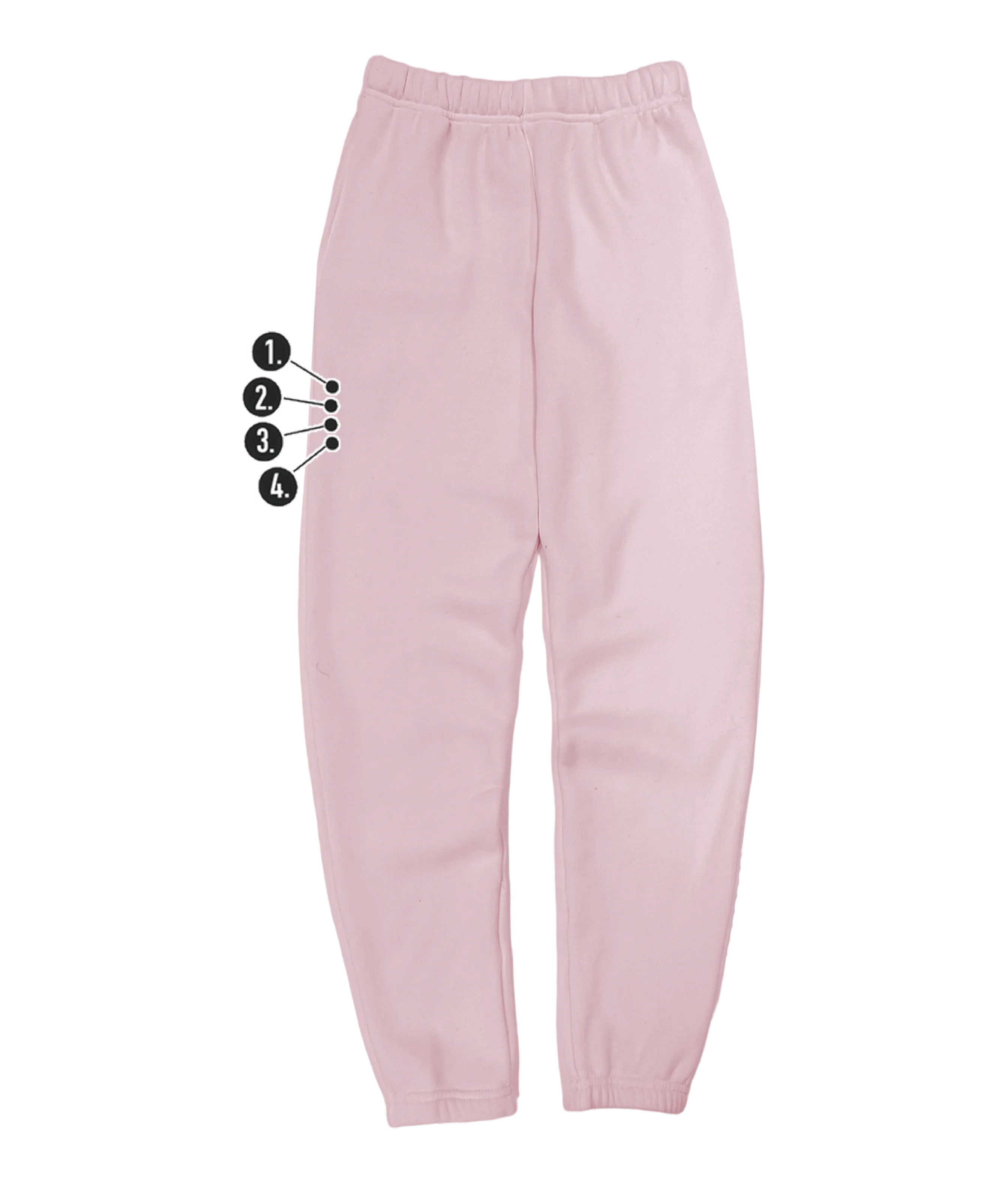 Custom Leg Mini Embroideries Sweatpants