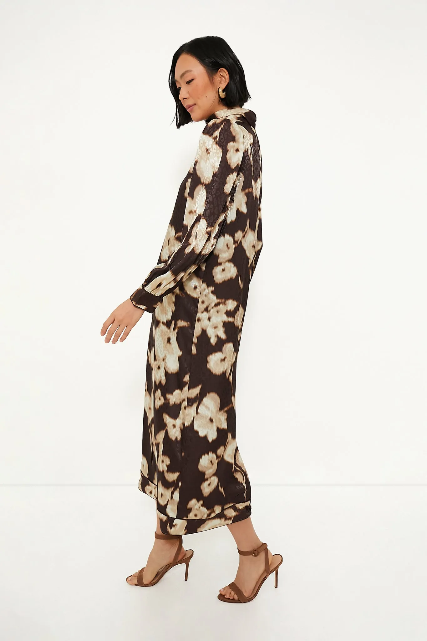 Dappled Hollyhock Faven Dress