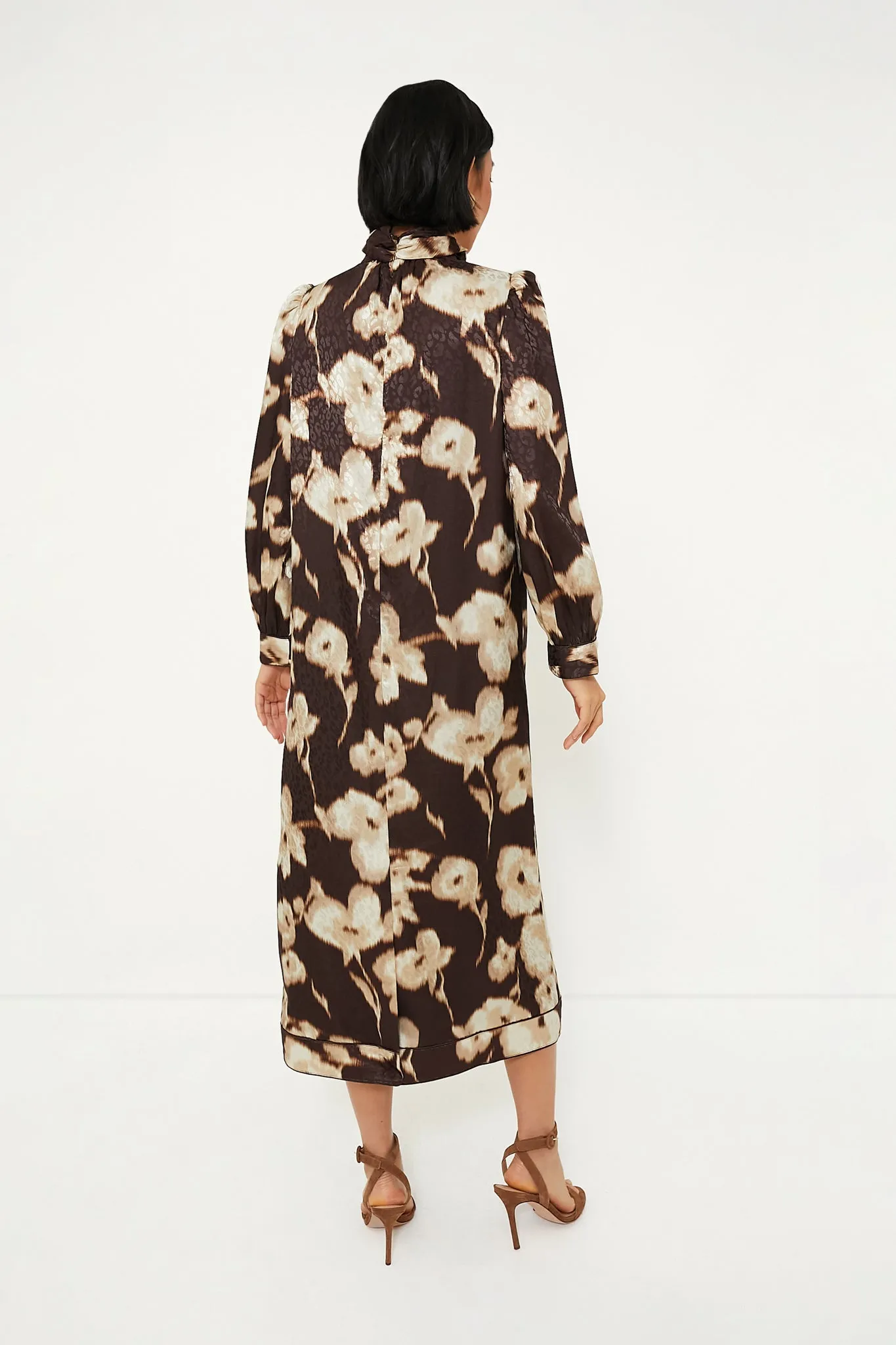Dappled Hollyhock Faven Dress