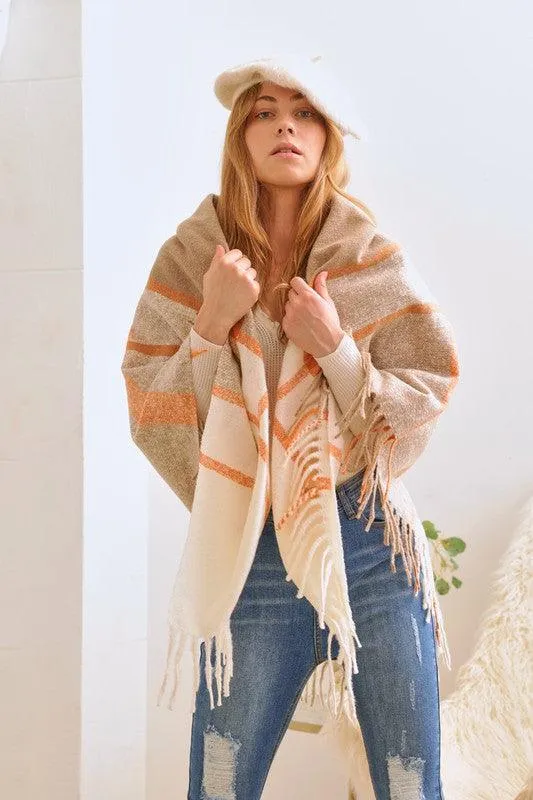 Diana Xl Pattern Checker Scarf