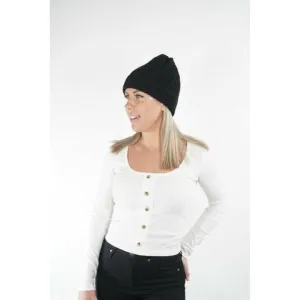 Emily Black Beanie