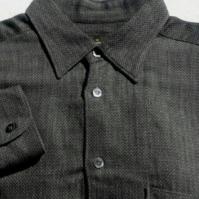 Ermenegildo Zegna Gray Woven Fashion Shirt- Size XL