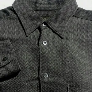Ermenegildo Zegna Gray Woven Fashion Shirt- Size XL