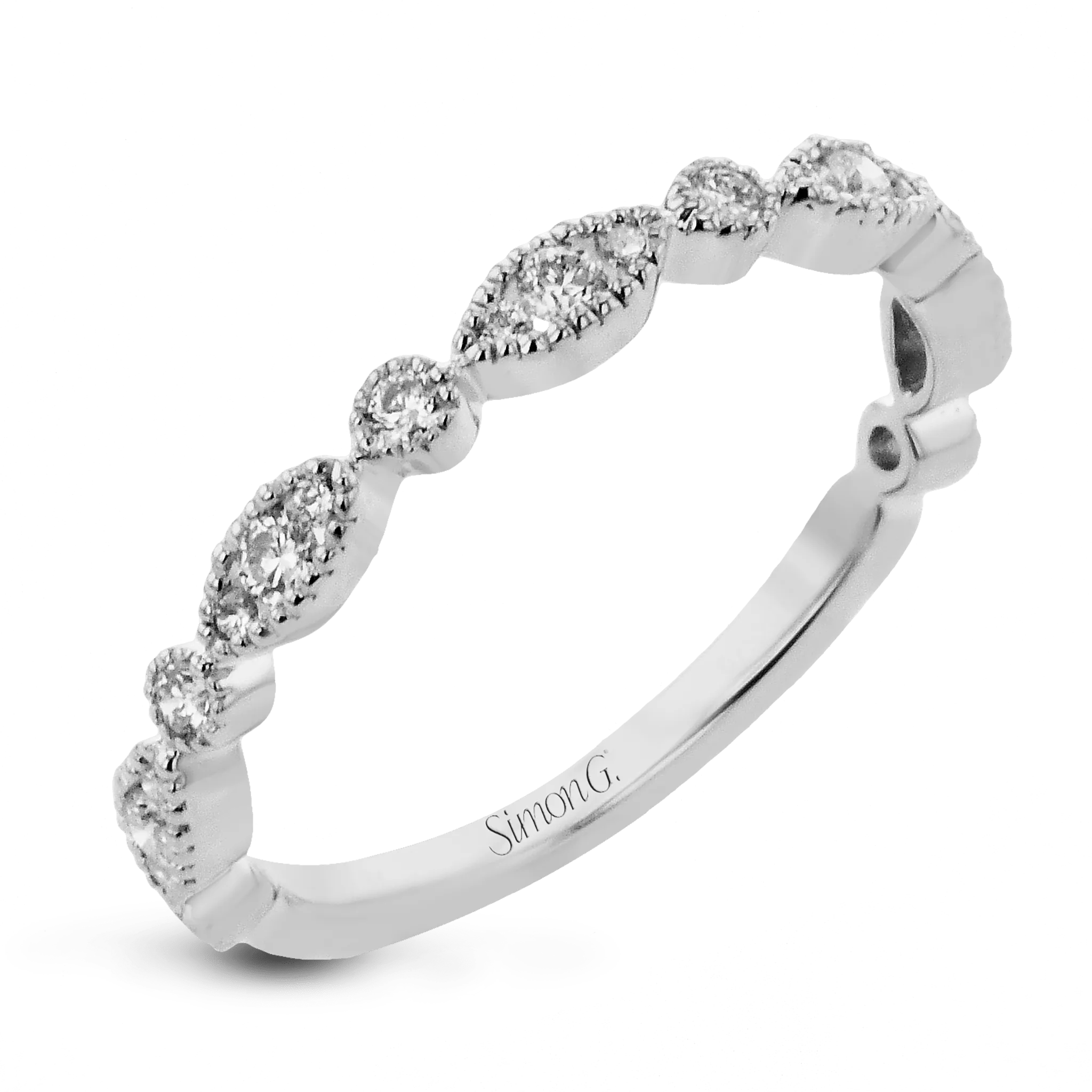 Fashion Ring In 18k Gold With Diamonds