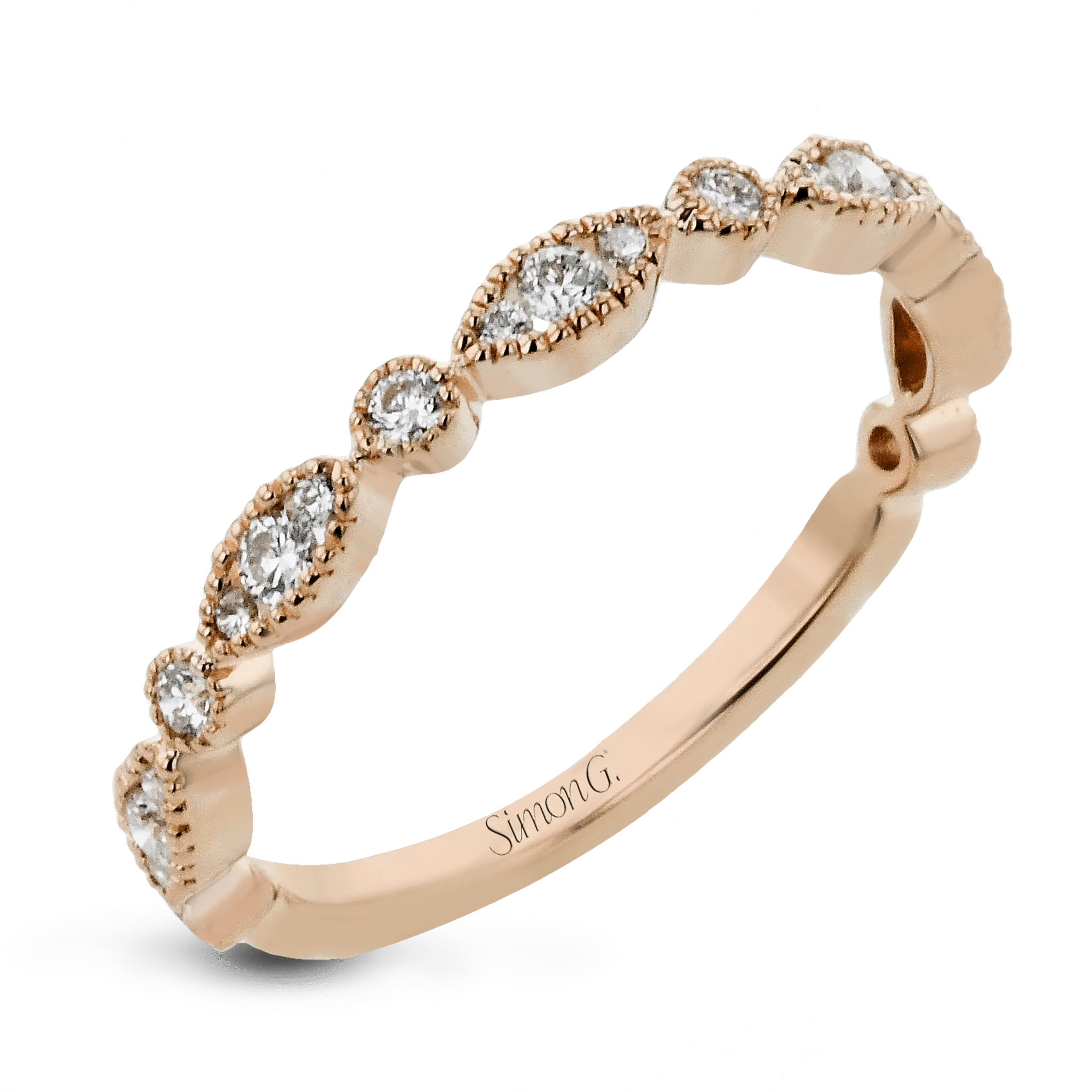 Fashion Ring In 18k Gold With Diamonds