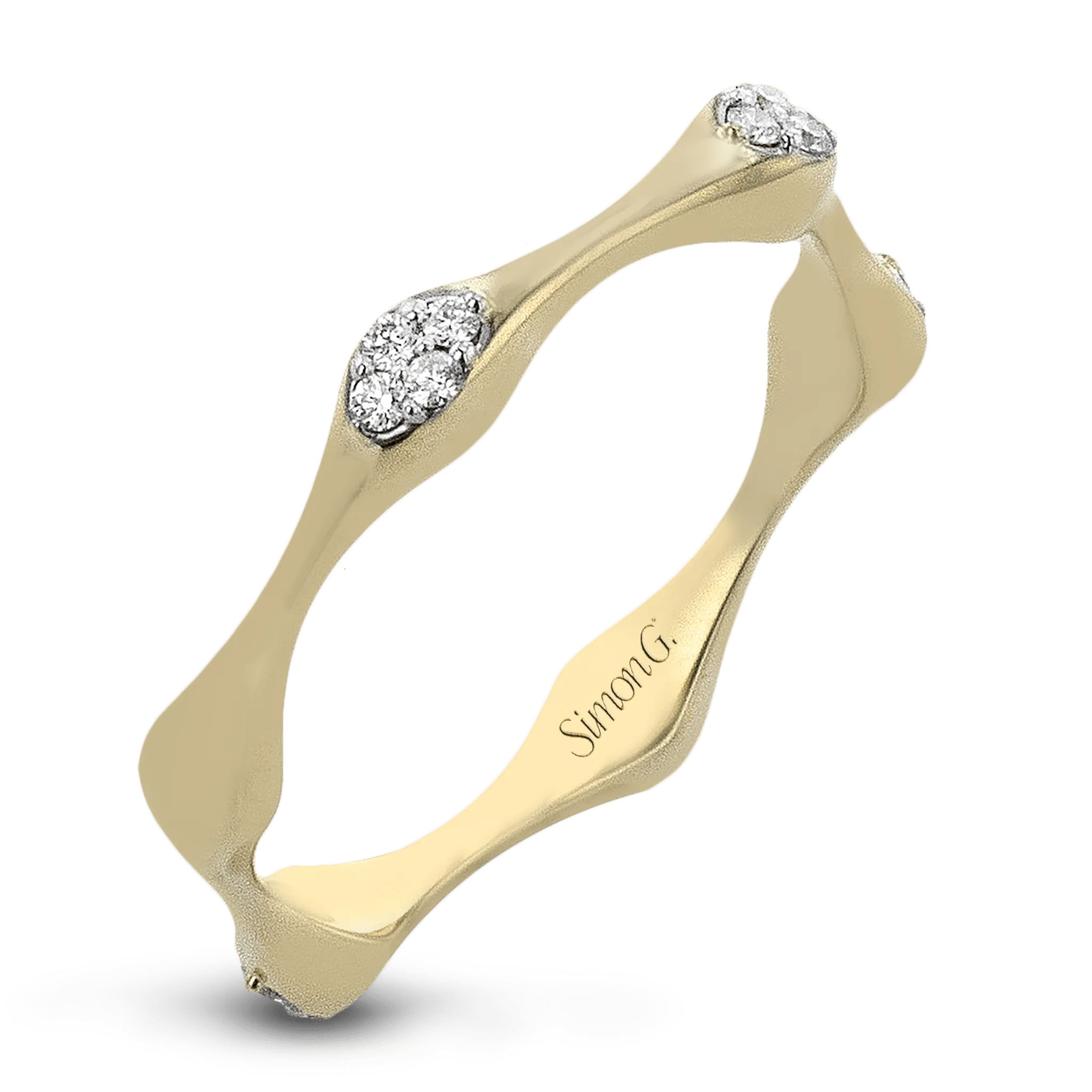 Fashion Ring in 18k Gold with Diamonds