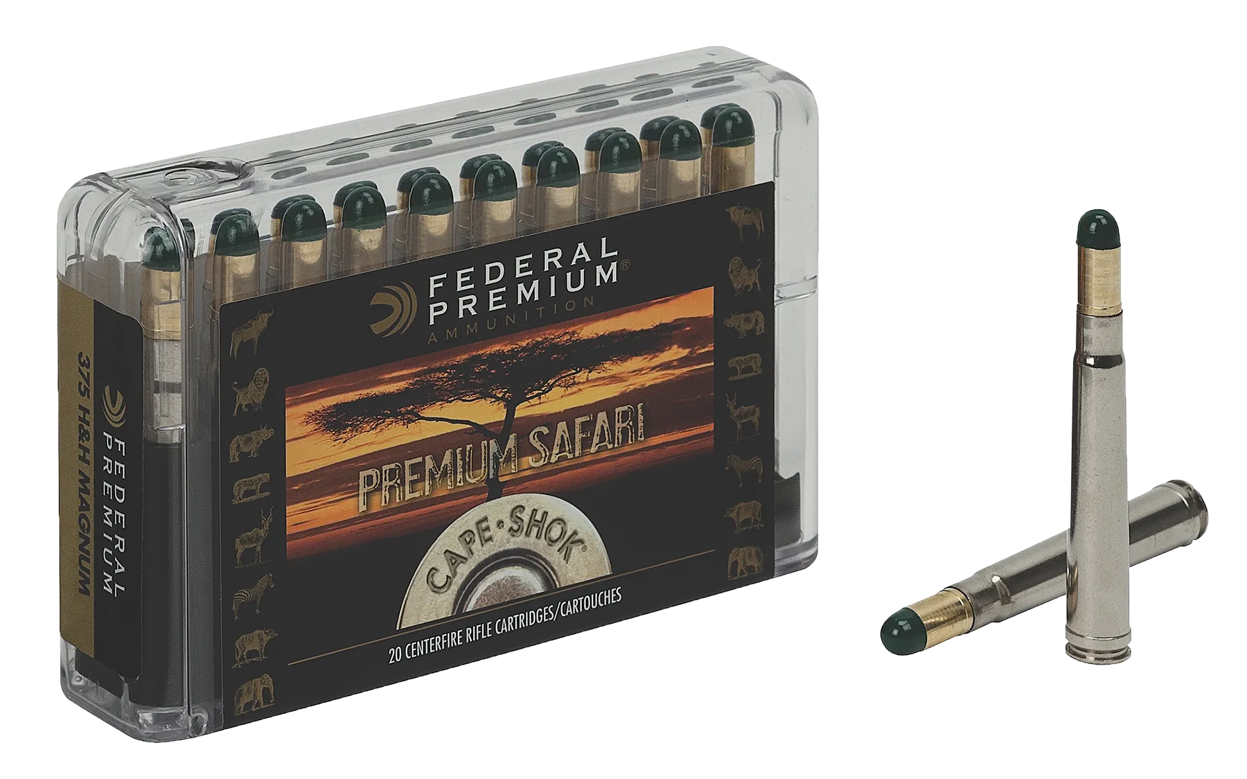 Federal P416WH Cape-Shok 416 Rigsby Woodleigh Hydro Solid 400 GR 20Box/10Case