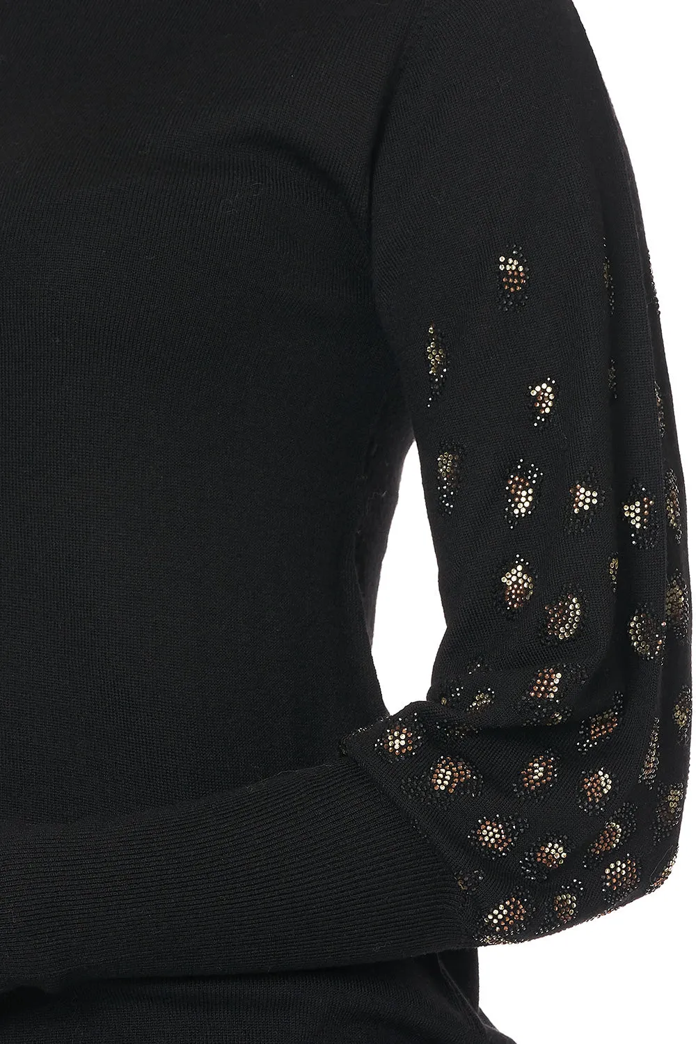 GATHERED CUFF FITTED KNIT ABINGDON PALACE