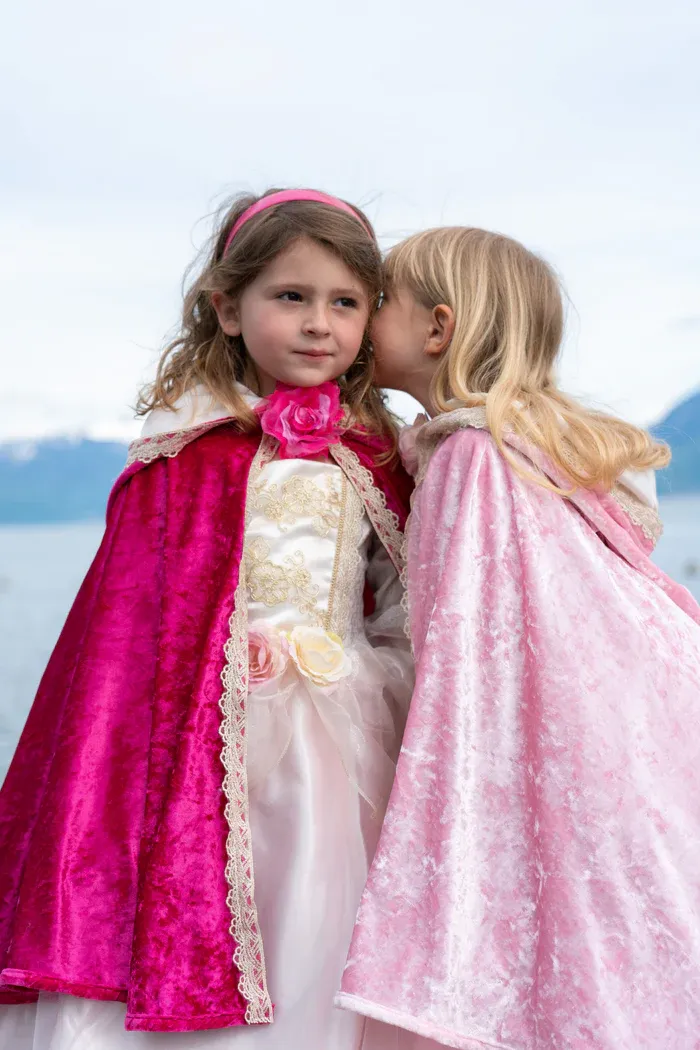 Great Pretenders Deluxe Pink Princess Cape