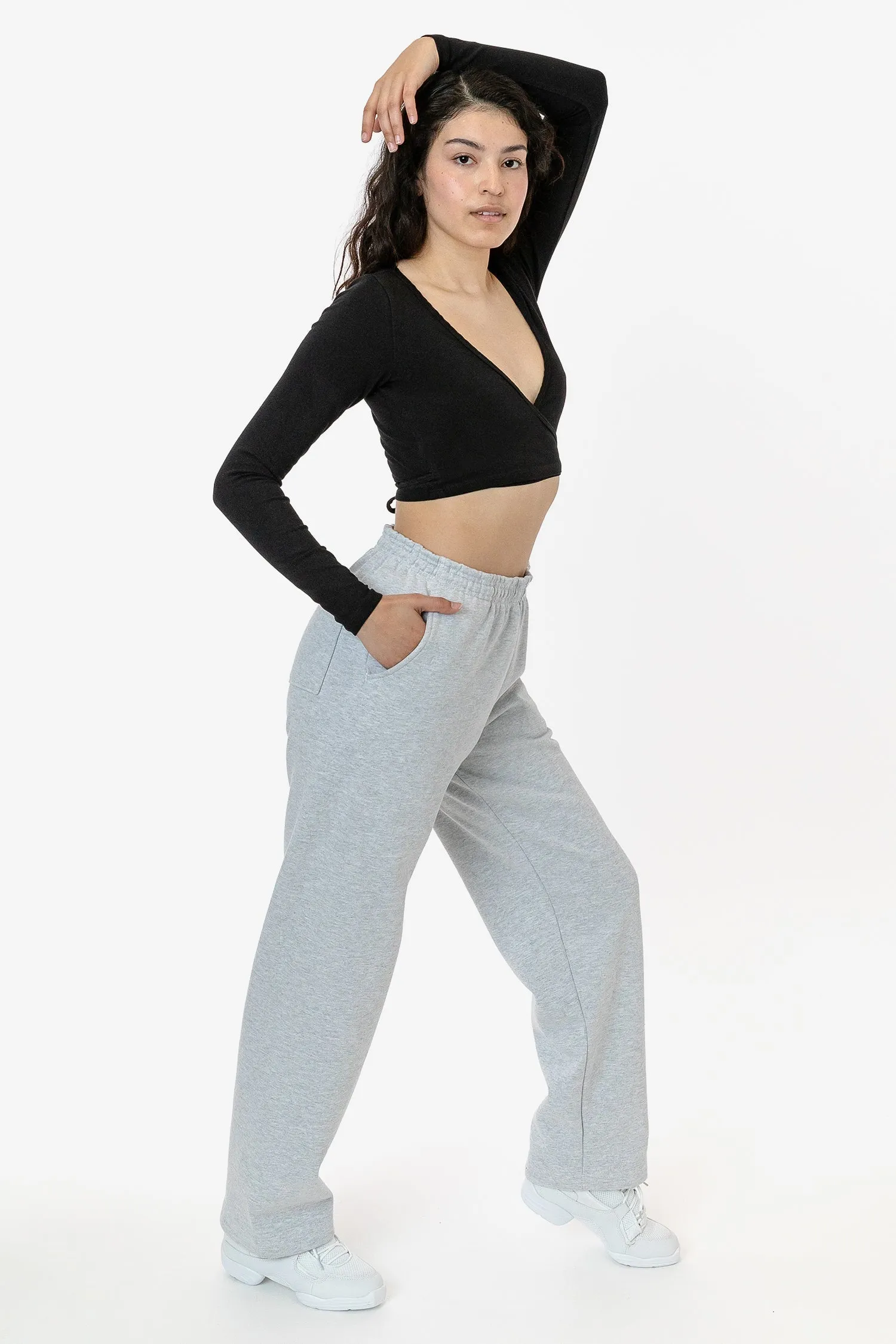 HF05 - Heavy Fleece Wide Leg Sweatpants (Piece Dye)