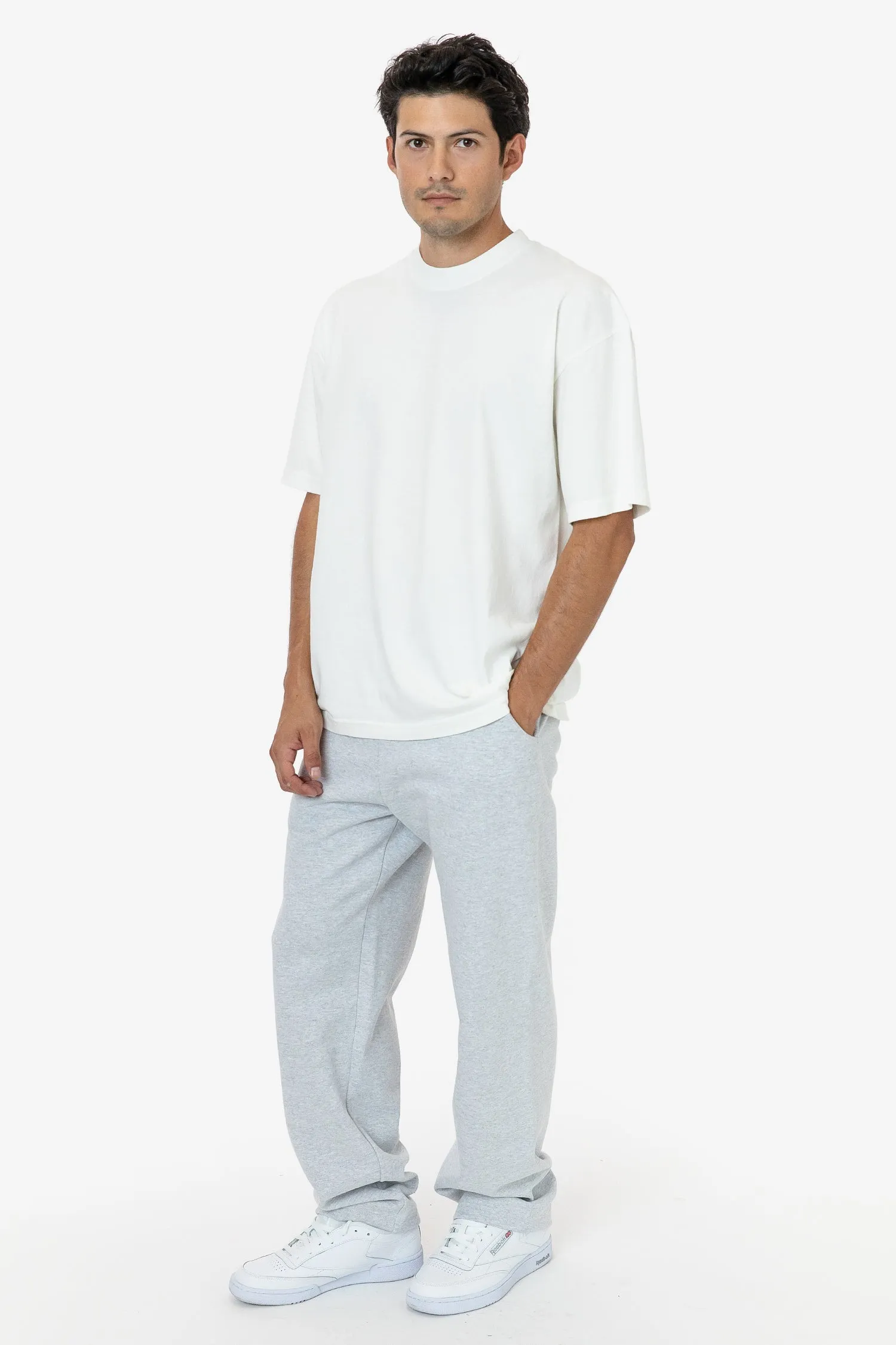 HF05 - Heavy Fleece Wide Leg Sweatpants (Piece Dye)
