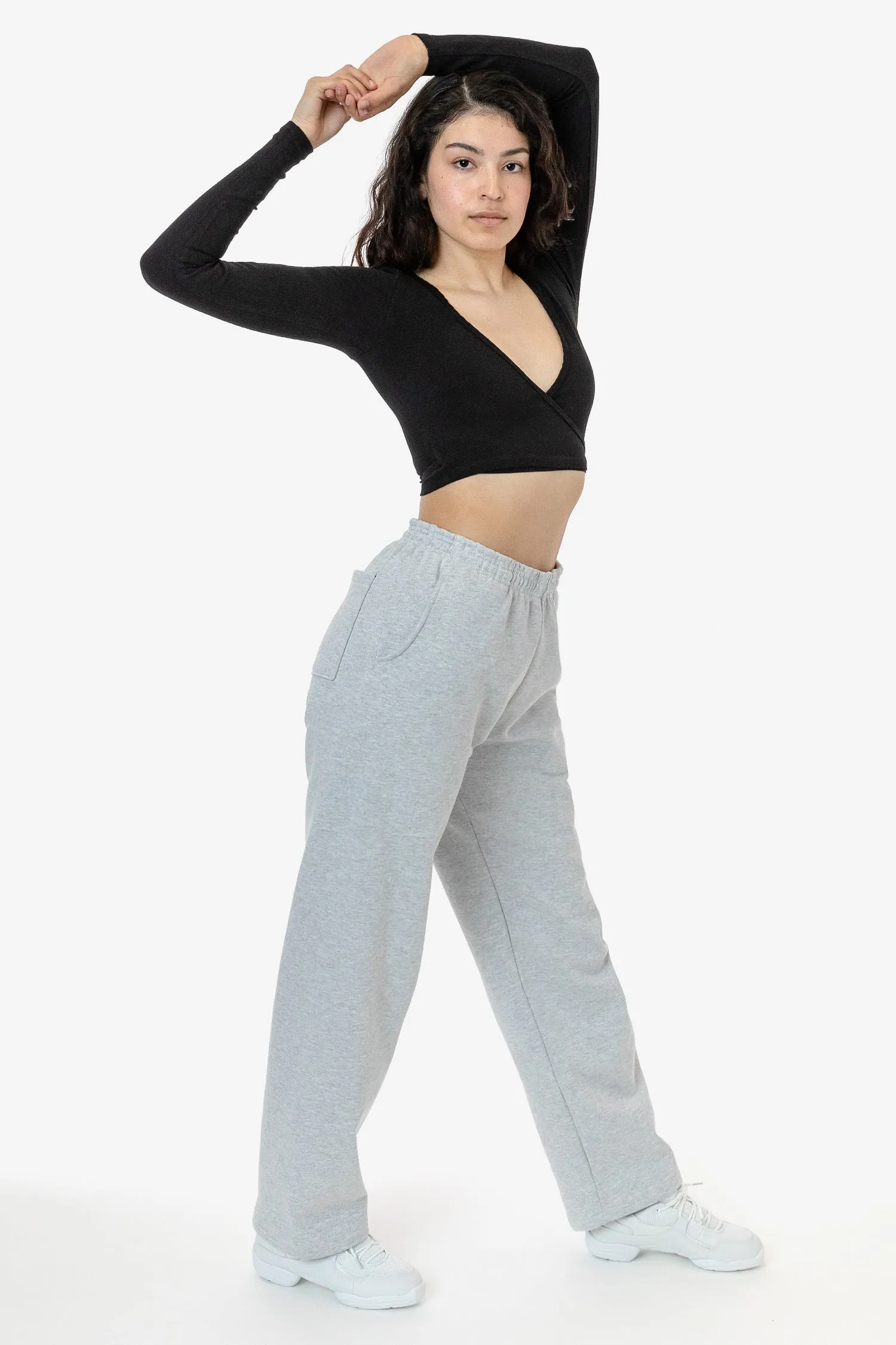 HF05 - Heavy Fleece Wide Leg Sweatpants (Piece Dye)
