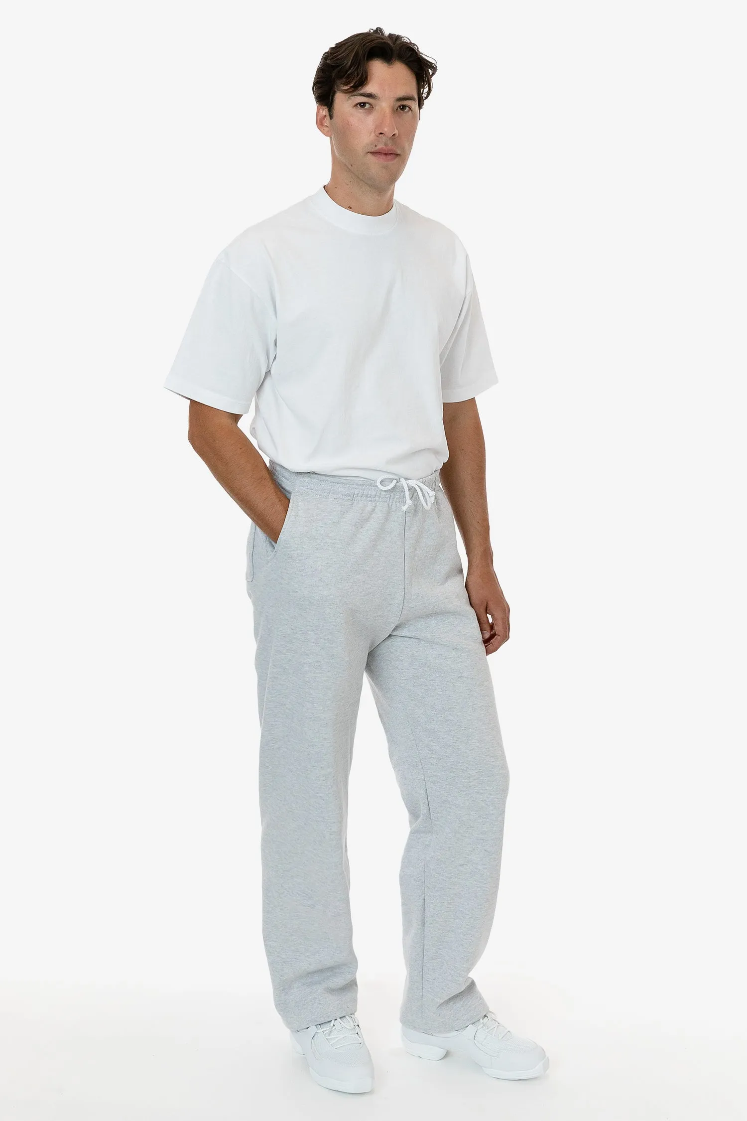 HF05 - Heavy Fleece Wide Leg Sweatpants (Piece Dye)