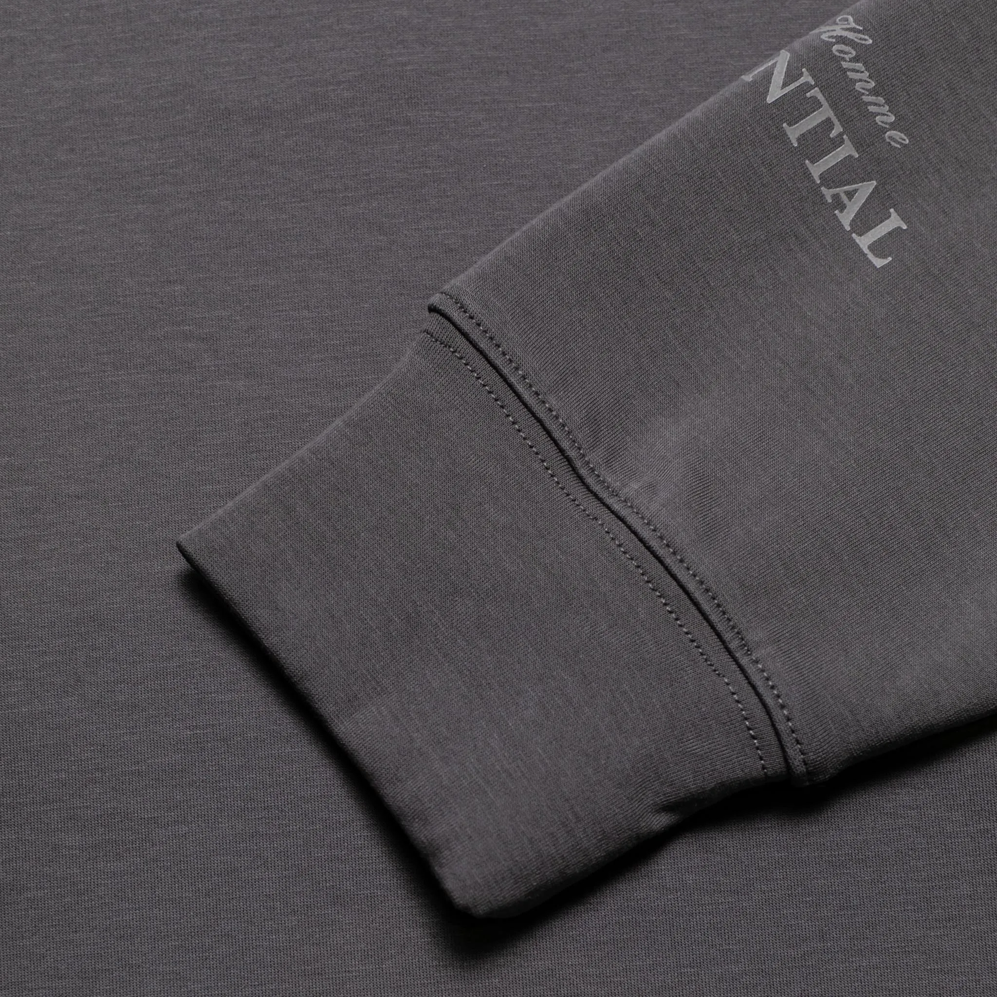 HOMME  'ESSENTIAL' By Homme Mockneck Charcoal