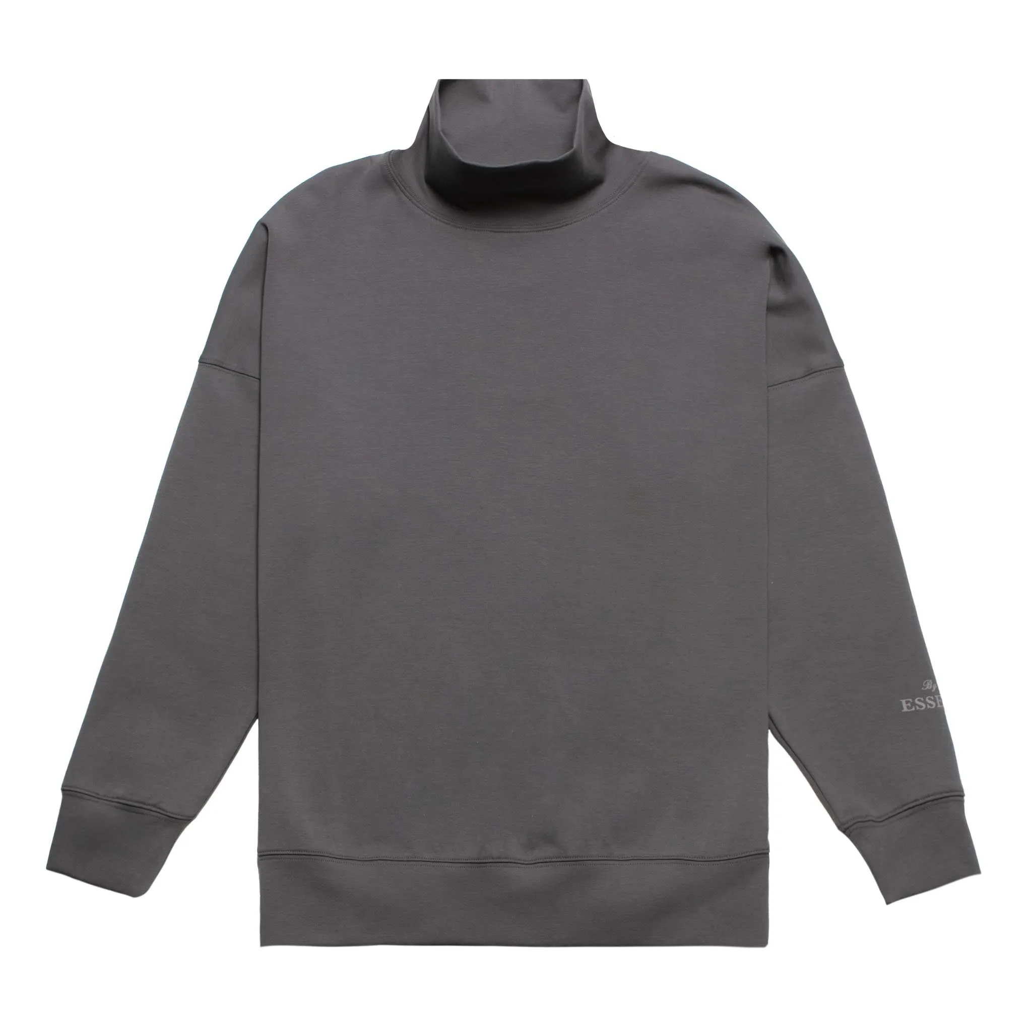 HOMME  'ESSENTIAL' By Homme Mockneck Charcoal