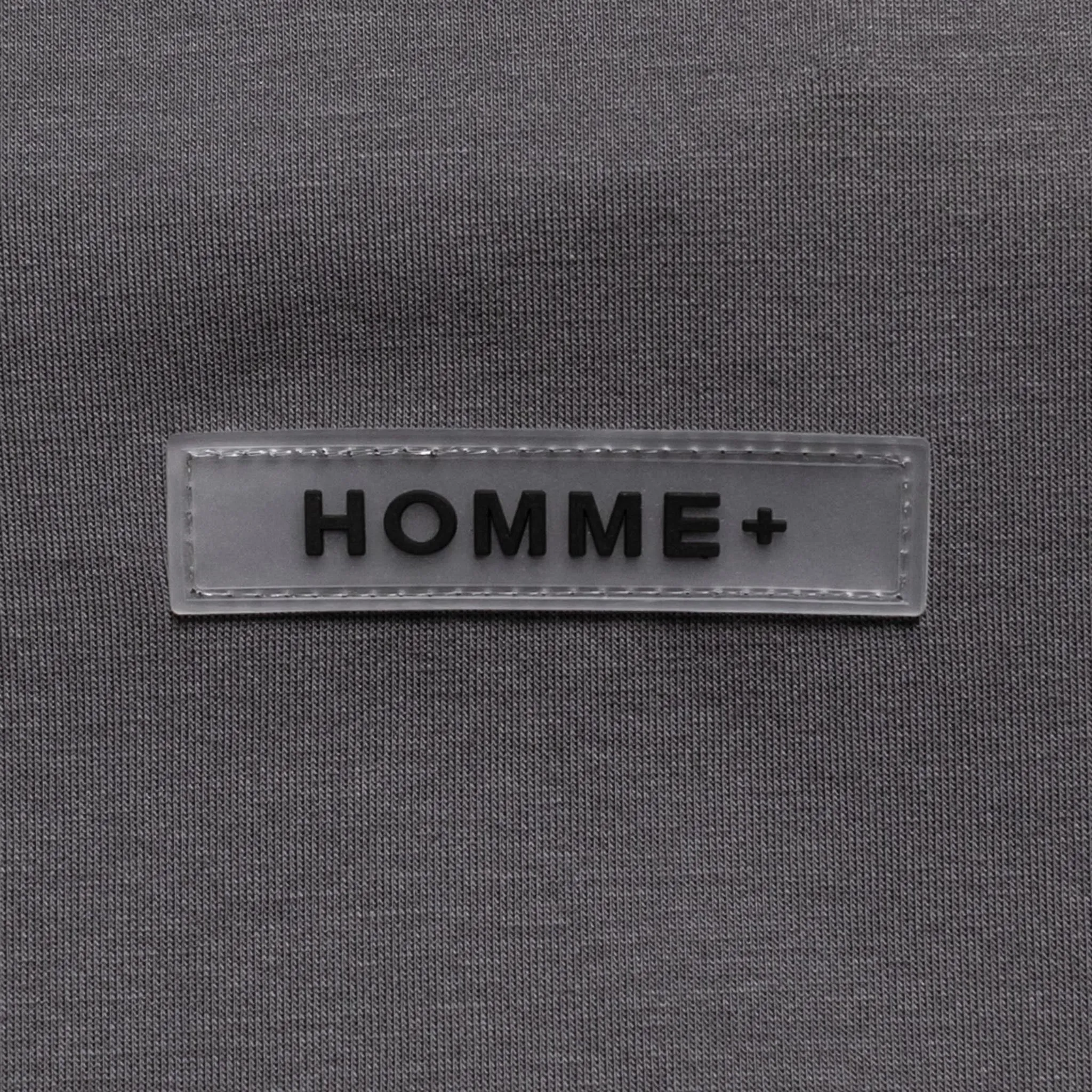 HOMME  'ESSENTIAL' By Homme Mockneck Charcoal