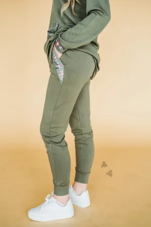 Hot Trot Olive Joggers