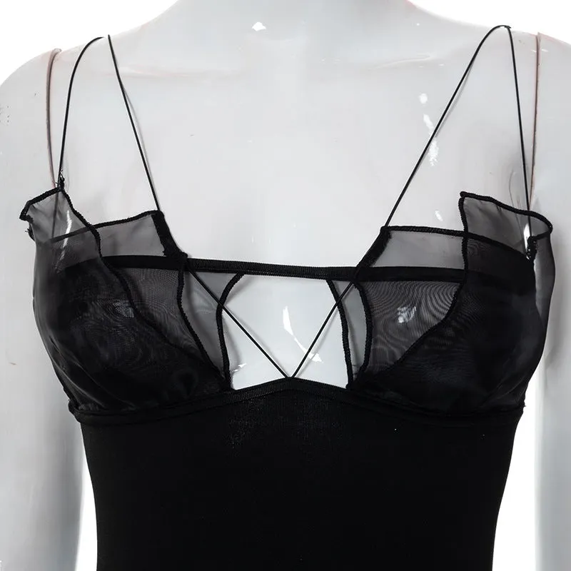 hulianfu Dresses For Women  Summer Skinny Sexy Black Halter Casual Evening Party Prom Mini Dress Vestidos Irregular Outfits Clothes