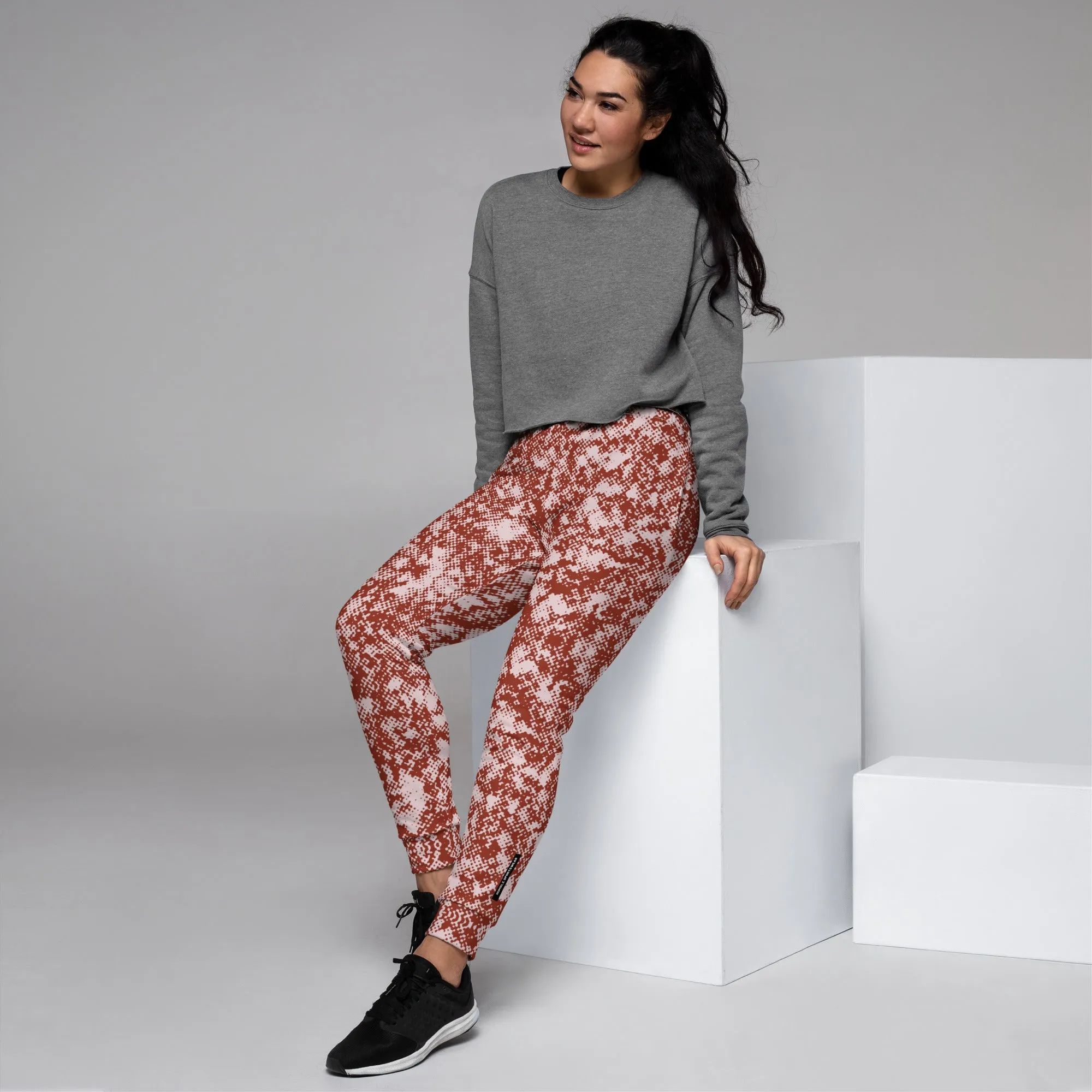 Humble Sportswear™ Rosy Red Slim Fit Joggers