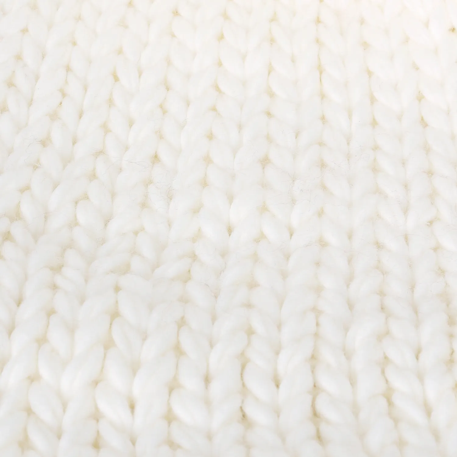 ililily Solid Color Fold Over Long Pompom Beanie Winter Ribbed Knit Slouchy Hat