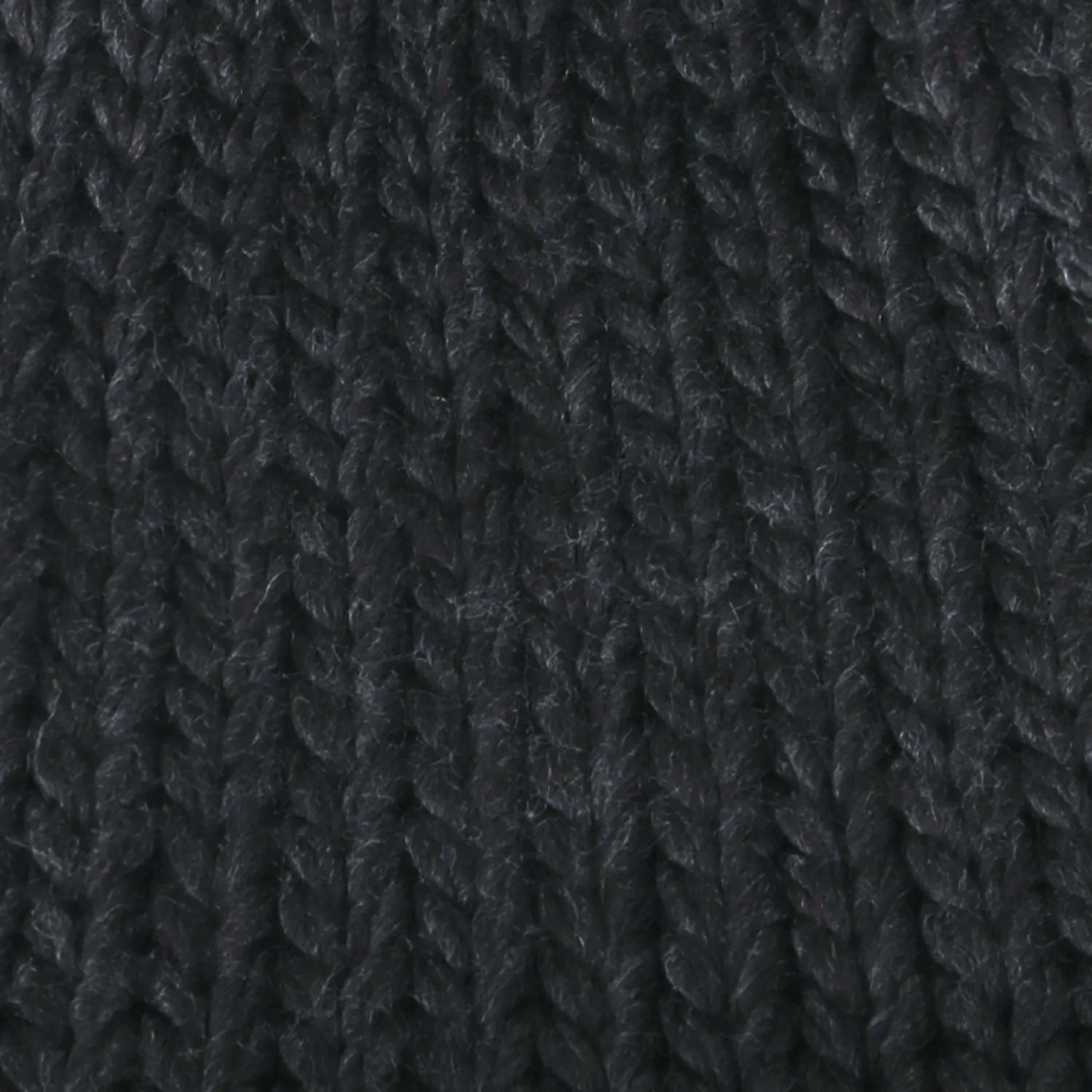 ililily Solid Color Fold Over Long Pompom Beanie Winter Ribbed Knit Slouchy Hat