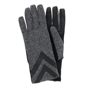 Isotoner Women's Touchscreen Shortie Chevron Unlined Winter Glove