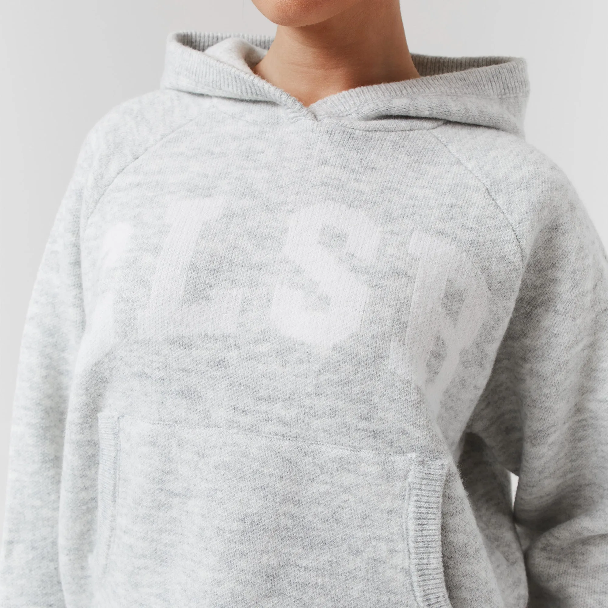 Knit Tracksuit | Light Grey Marl