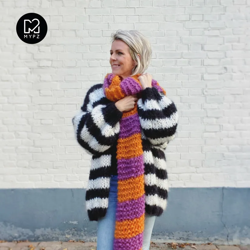 Knitting pattern - Chunky mohair scarf (ENG-NL)