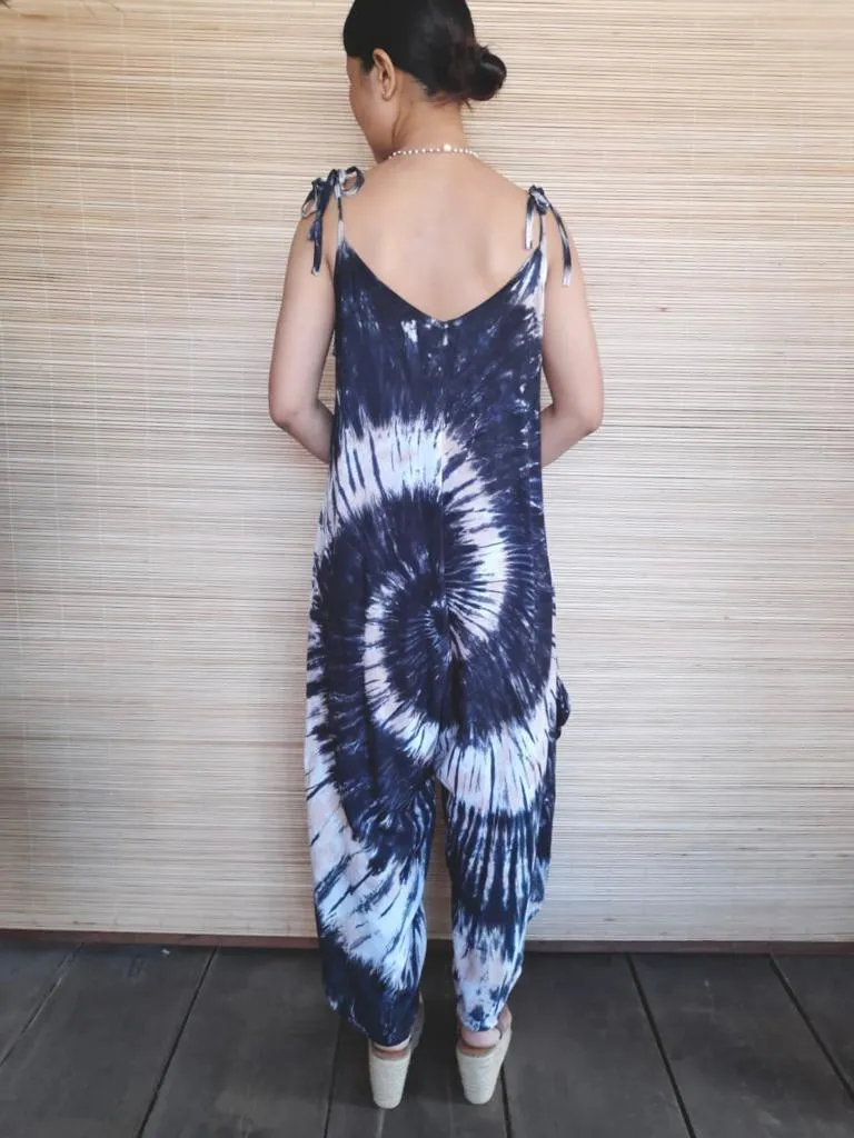 LONG JUMPER TESSA New Tie Dye Batik/ Black/ White/ Beige