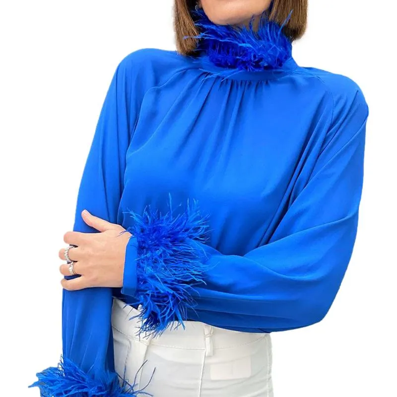 Long Sleeve Blouse Shirt  Elegant Top